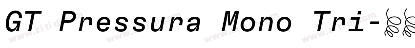 GT Pressura Mono Tri字体转换 GT Pressura Mono Tri字体转换